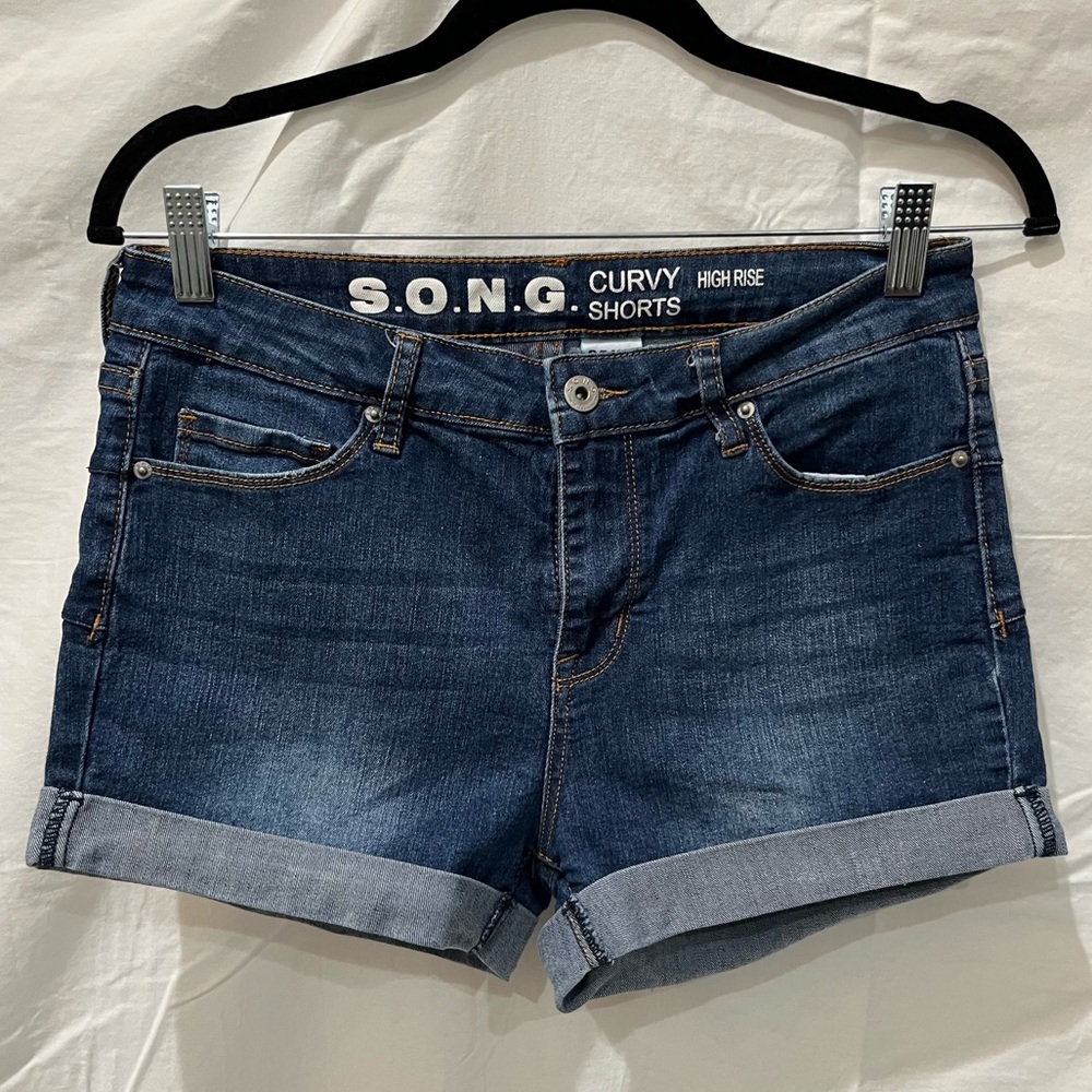 S.O.N.G. Denim High Rise Shorts - Size 5/6